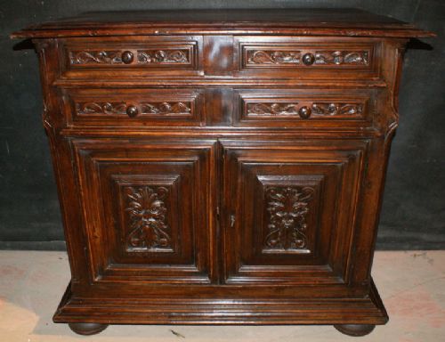 Carved Side Cabinet