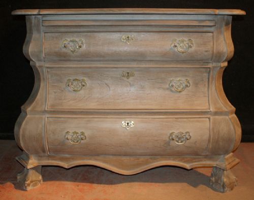Bleached Oak Commode