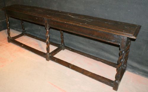 Victorian Oak Hall Bench