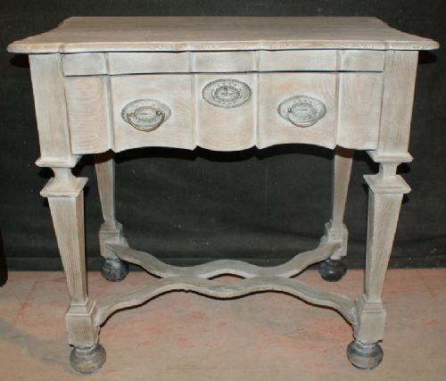Bleached Side Table