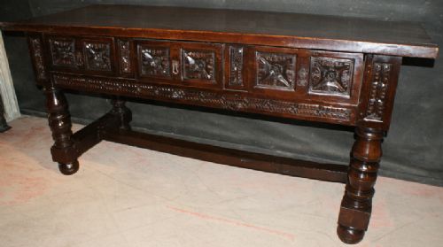 Italian Walnut Serving Table