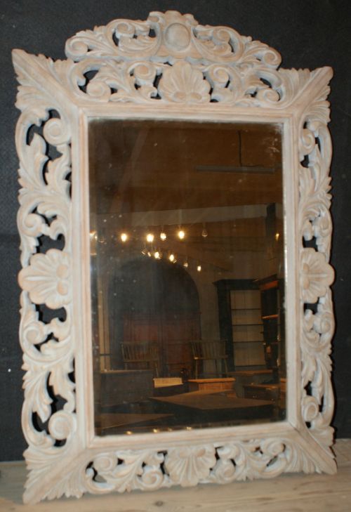 Bleached Oak Mirror