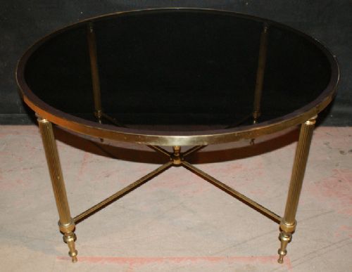 Brass and Glass Low Table