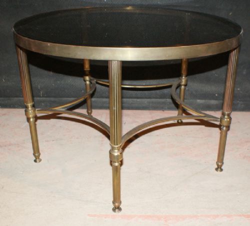 Brass and Glass Low Table