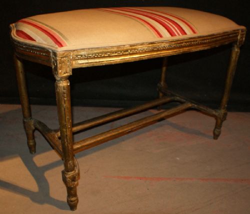 French Gilt Stool