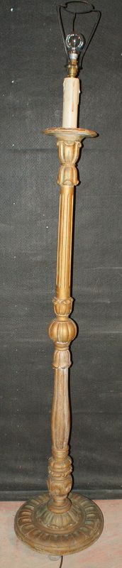 Spanish Carved Standard Lamp