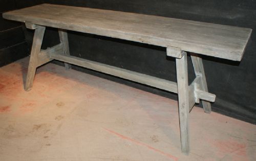 Oak Trestle Table