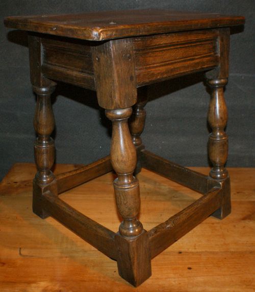 English Oak Joint Stool