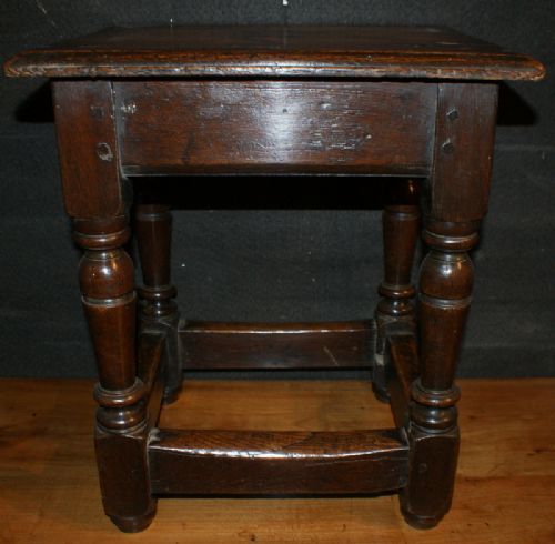 English Oak Joint Stool
