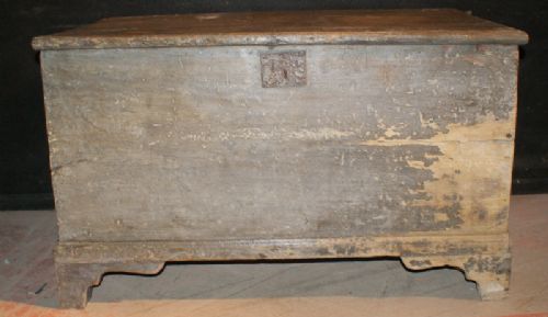 Original Painted Blanket Box