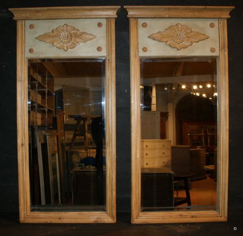 Pair of Pine Mirrors