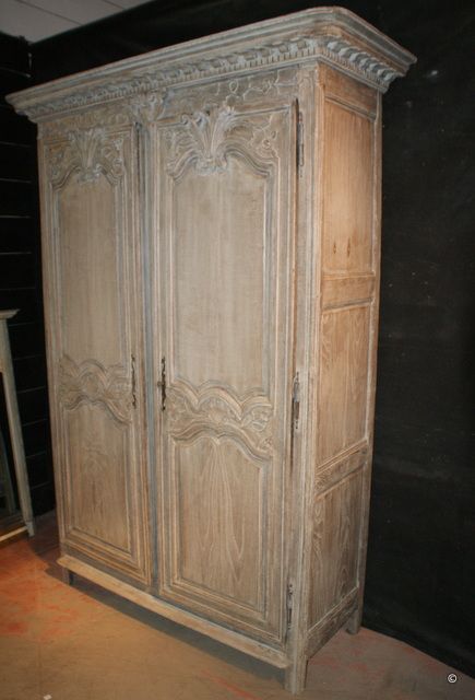 Bleached Oak Armoire