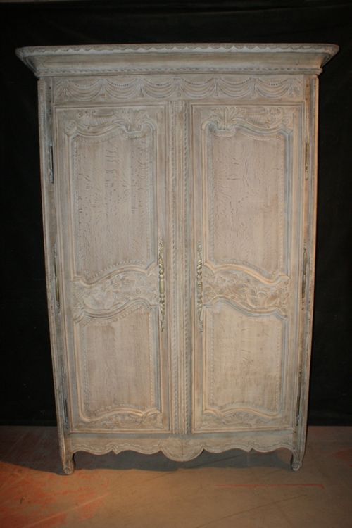 Bleached Oak Armoire