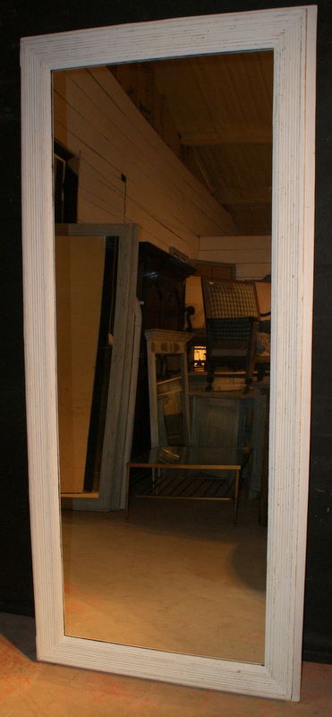 Tall Reeded Mirror