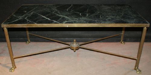Brass and Marble Low Table