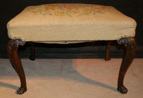George III Mahogany Stool