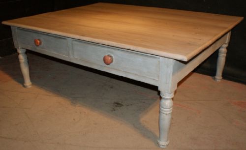 Large Painted Coffee Table