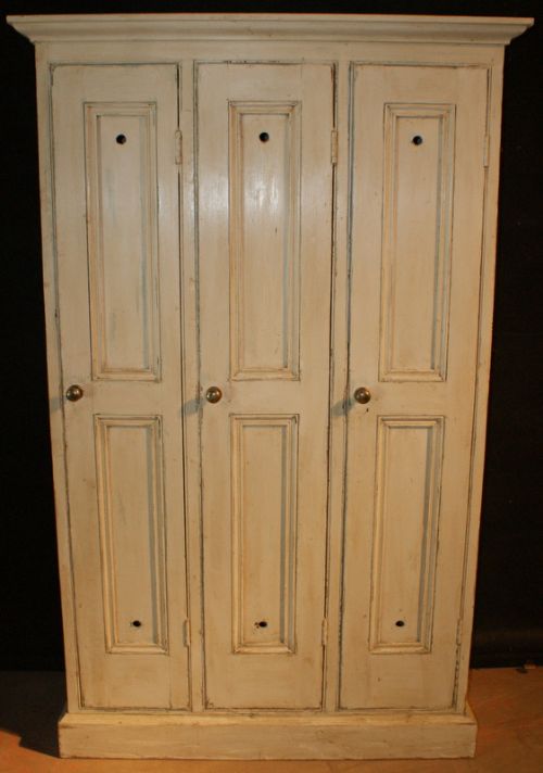 Antique 3 Door Locker