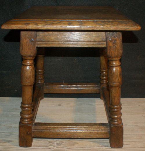 Oak Joint Stool