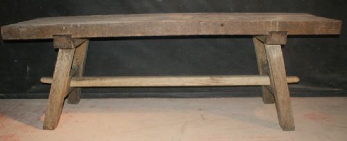 French Oak Trestle Table