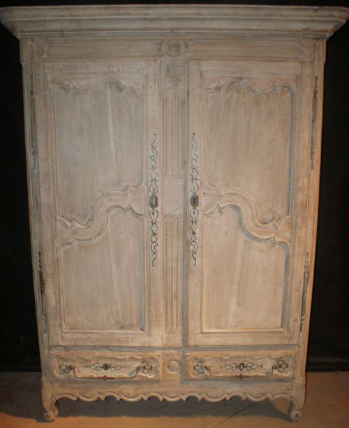 Bleached Oak Armoire
