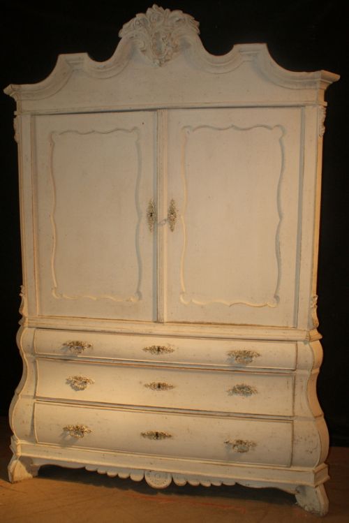 Painted Dutch Linen Press