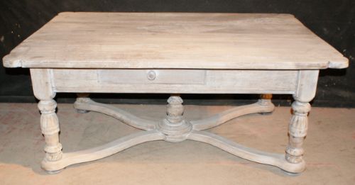 Bleached Walnut Low Table