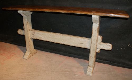 Narrow Trestle Table