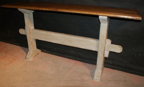 Narrow Trestle Table