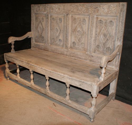 Bleached Hall Bench