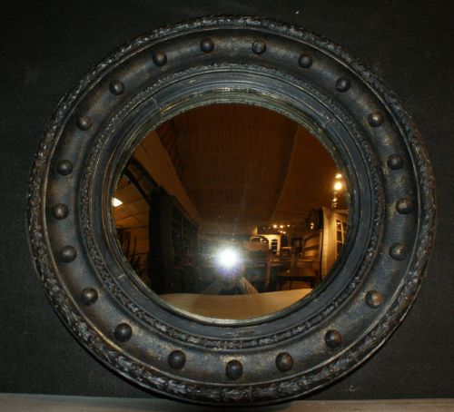 Bronzed Convex Mirror