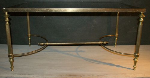 Brass and Glass Coffee Table