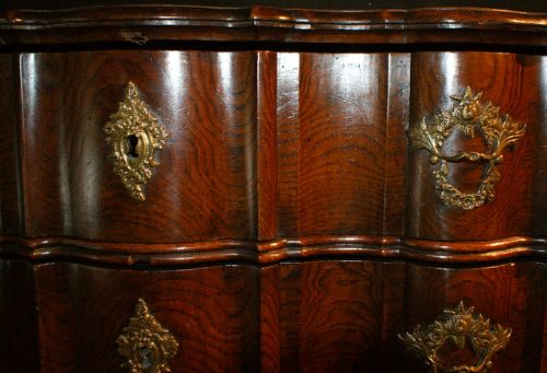 Danish Serpetine Commode