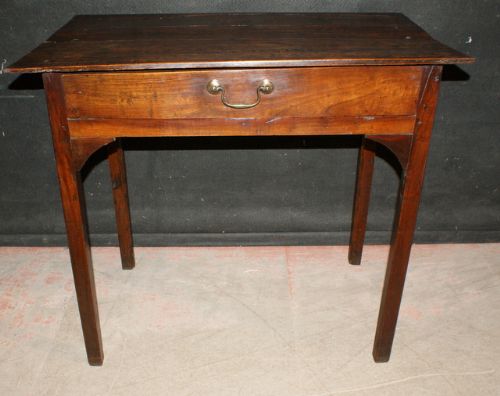 English Fruitwood Lamp Table