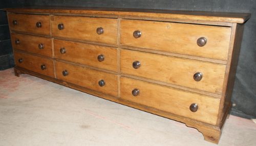 Victorian Bank of Drawers