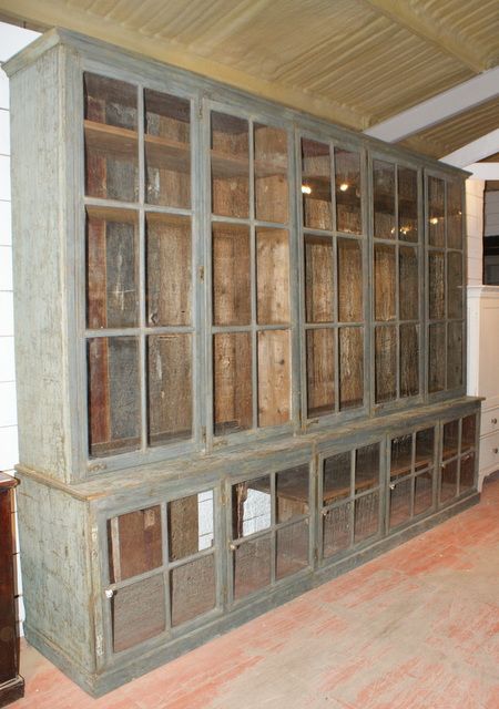 Stunning French Glazed Bookcase