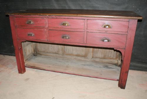 Antique Store Counter