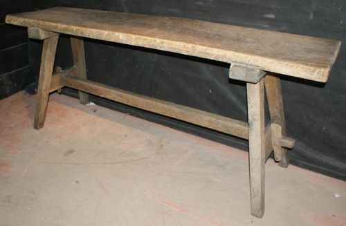 French Oak Trestle Table