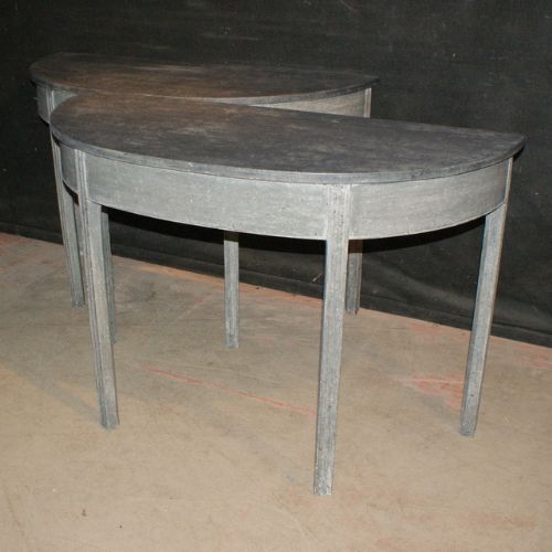 Pair of Demi Lune Console Tables