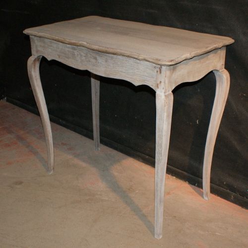 Bleached Oak Lamp Table
