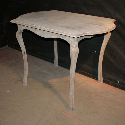 Bleached Oak Lamp Table
