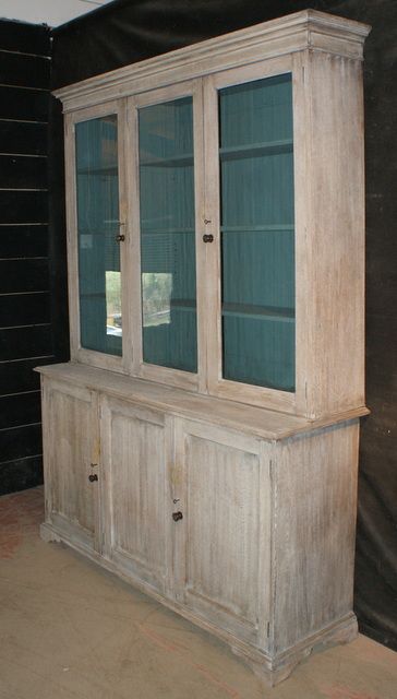 Bleached Glazed Bookcase