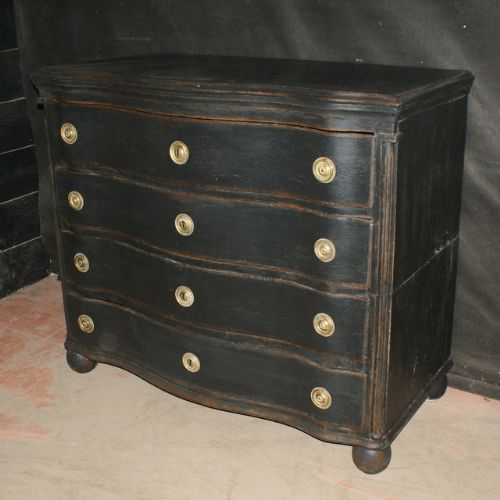 Danish Serpetine Commode