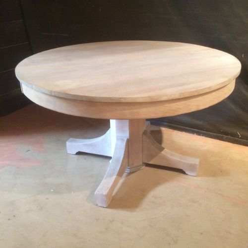 Bleached Oak Breakfast Table
