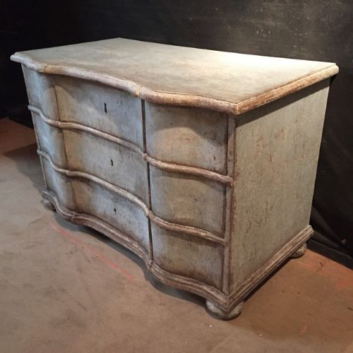 Danish Serpetine Commode