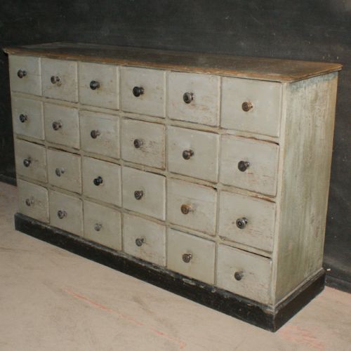 Bank of 24 Drawers