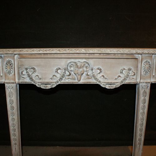 Bleached Walnut Side Table