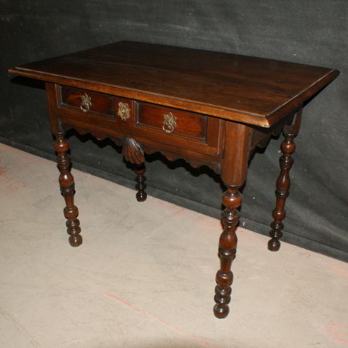 French Walnut Lamp Table