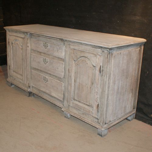 Bleached Oak Dresser Base