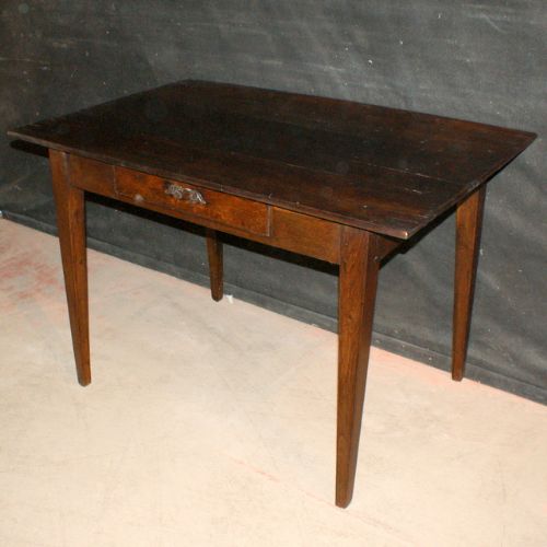 French Oak Lamp Table